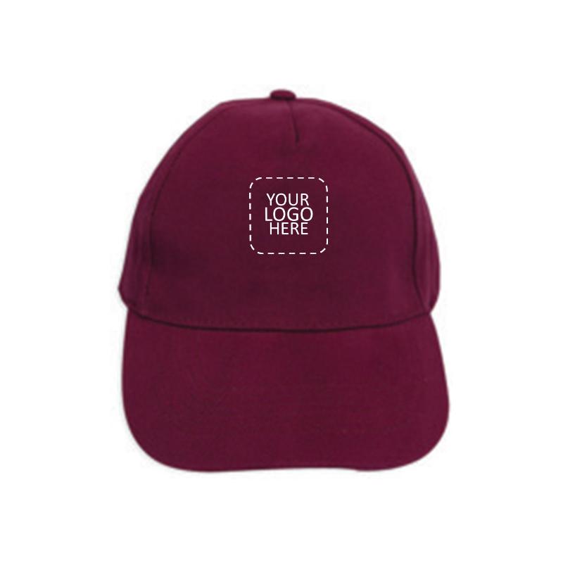 Brush Cotton Cap - Maroon Color